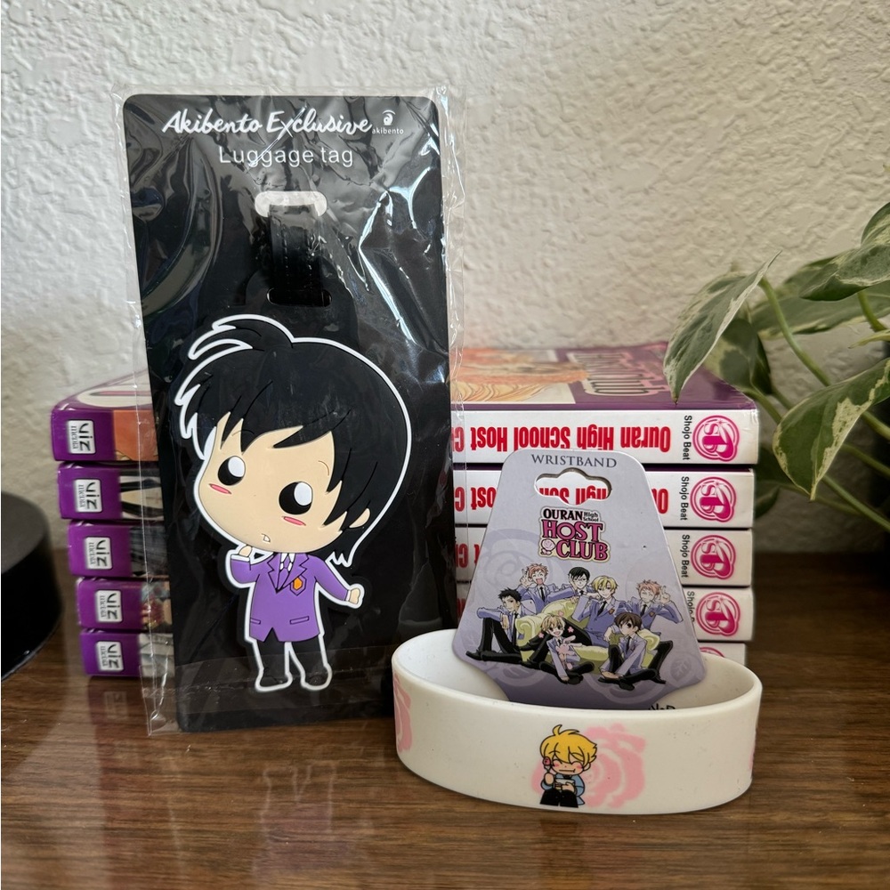 Ouran High School Host Club bracelet and luggage tag